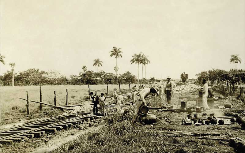 The first spanish railroad. From Havana to Güines